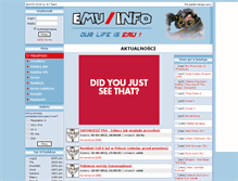 Tablet Screenshot of emuinfo.pl